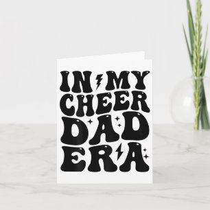 Cartão Na Minha Era de Pai de Cheerleader Cheerleading Fu