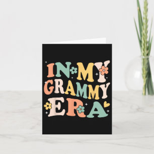 Cartão Na Minha Era do Grammy Engraçado Sarcástico Groovy