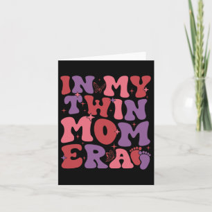 Cartão Na Minha Mãe Era Engraçada Gêmea Mãe Dia de as mãe