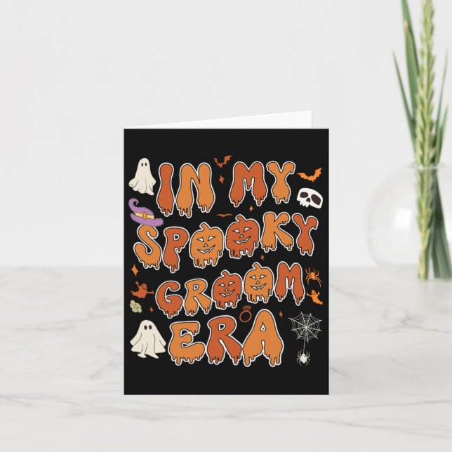 Cartão Na Minha Noite de Noite de Halloween Bychelore (Frente)