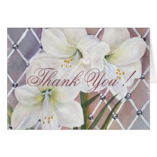 Cartão Na moda BRANCO DE AMARILIS BRANCO, GORGEOSO, OBRIG