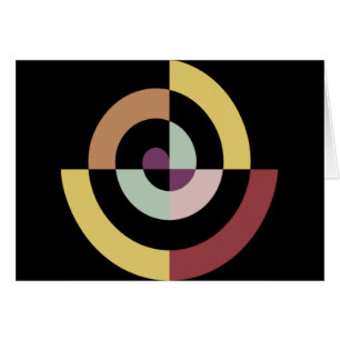 Cartão Na moda Spiral Design