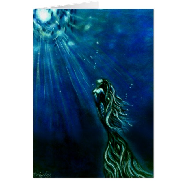 Cartão Na Placa Sereia Leve (Frente)