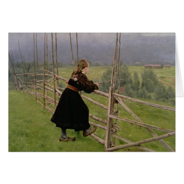 Cartão Na plataforma (Frente Horizontal)