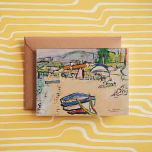 Cartão Na Praia   George Leslie Hunter