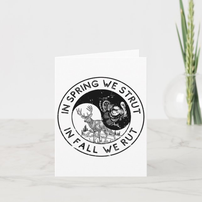 Cartão Na Primavera, Começamos Na Queda, Nós Cortamos Saz (Frente)