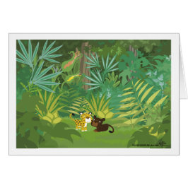 Cartão Na selva