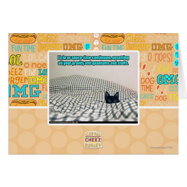 Cartão Na série contínua do espaço tempo do ur (Frente Horizontal)