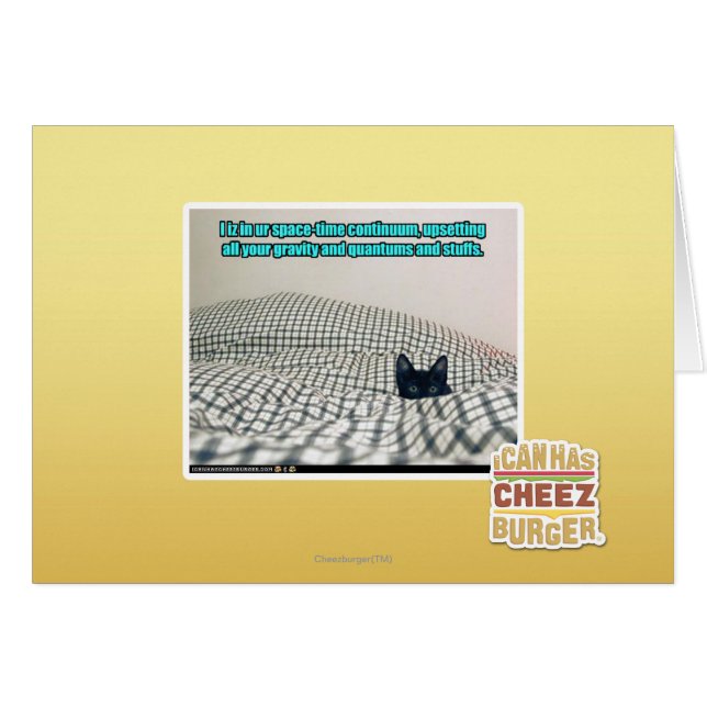 Cartão Na série contínua do espaço tempo do ur (Frente Horizontal)