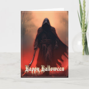 Cartão Na sombra do Ceifeiro - Halloween