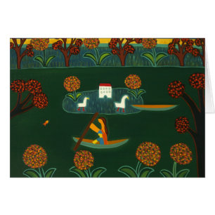 Cartão Na terra 2007 do polícia