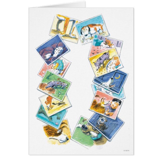 Cartão Na vida de um cão (Frente)