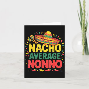 Cartão Nacho Average Nonno Cinco De Mayo Dia dos Pais
