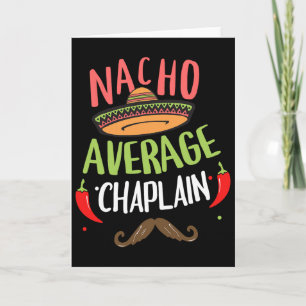 Cartão Nacho Capelão Médio Sombrero Barba Cinco De Maio