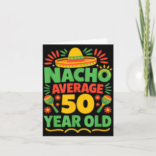 Cartão Nacho comum 50 anos cinco de maio 50º