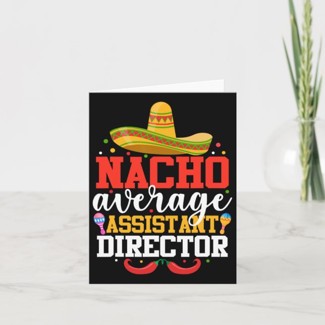 Cartão Nacho Diretor Instantâneo Mexicano Cinco De Maio (Frente)