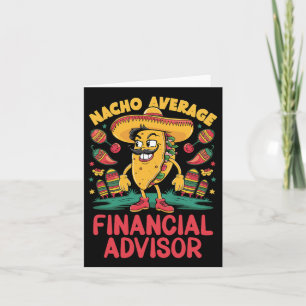 Cartão Nacho Financial Advisor Médio Cinco De Mayo Mexi