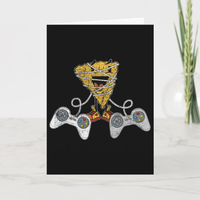 Cartão Nacho Gaming Cinco De Mayo Divertido Controle De V (Frente)
