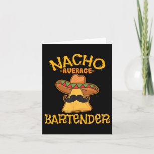 Cartão Nacho Média Bartender Cinco De Mayo Fiesta