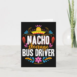 Cartão Nacho Média de Barramento Cinco de Mayo Correspond