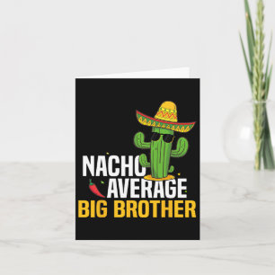 Cartão Nacho Média Grande Irmão Cinco De Mayo Mexicano Fi