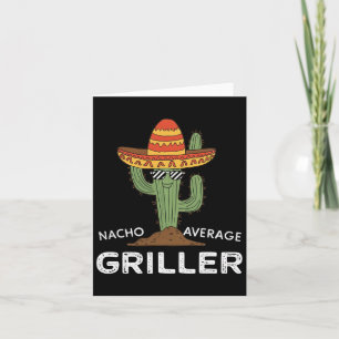 Cartão Nacho Média Griller Cactus Churrasco Grill Humor