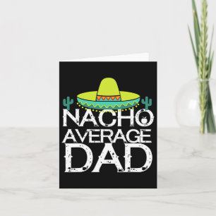 Cartão Nacho Média Pai Cinco De Mayo Engraçado Padre Gift