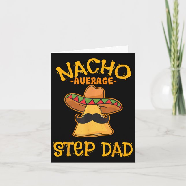 Cartão Nacho Média Pai Passo Mexicano (Frente)