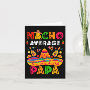Cartão Nacho Média Papa Cinco De Mayo Correspondência Mex