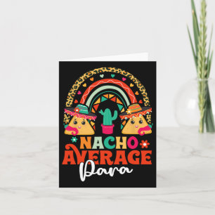 Cartão Nacho Média Paraprofissional Cinco De Mayo Mexican