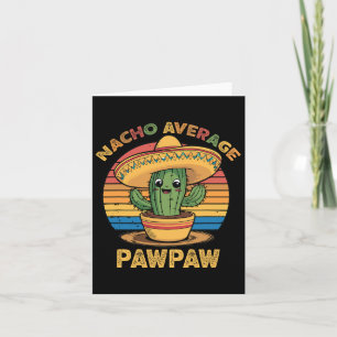 Cartão Nacho Média Pawpaw que Combina Cinco Mexicanos De