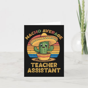 Cartão Nacho Média Professora Istant Mexicano Cinco De Ma