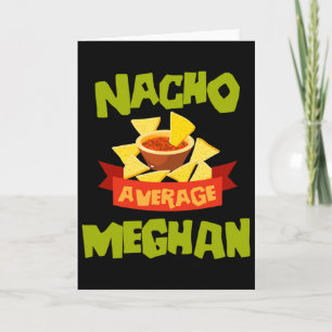 Cartão Nacho Meghan Médio Farto Aniversário Personalizado