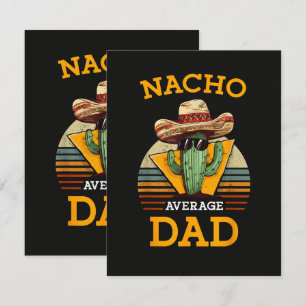 Cartão Nacho Pai Mediano Engraçado
