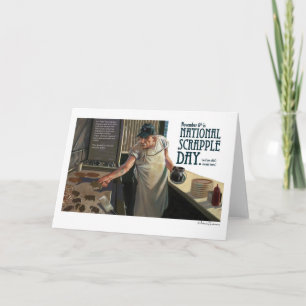 Cartão nacional para o dia de maçã