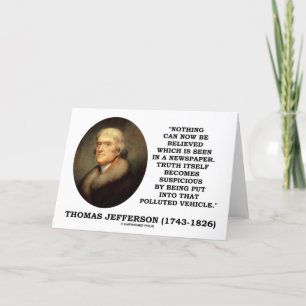 Cartão Nada Acreditado Visto Em Uma Citação Verdadeira Do