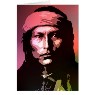 Cartão Naichez - Chiricahua apache