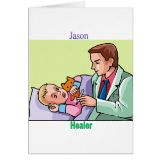 Cartão Names&Meanings - Jason