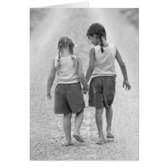 Cartão Namorada BFF's Forever (Frente)