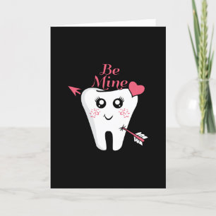 Cartão Namorados Dentista - Coração Dente, Seja Meu