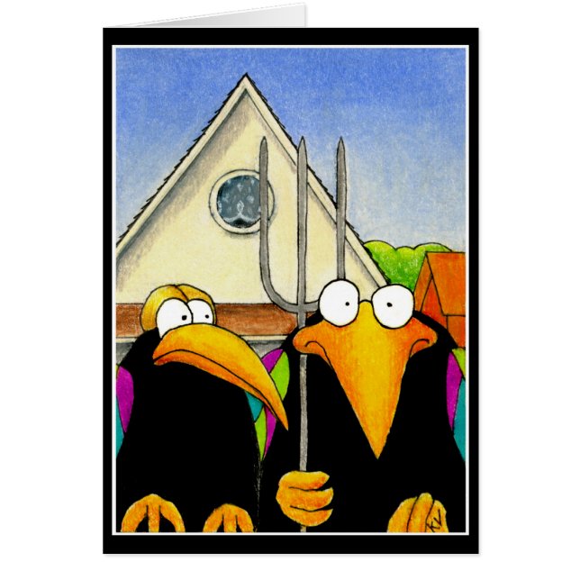 Cartão Namorados góticos americanos ou aniversário do (Frente)