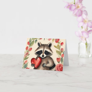 Cartão Namorados Raccoon