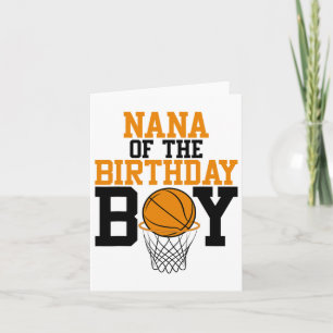 Cartão Nana Do Aniversário Da Família Sketll Birthday Boy