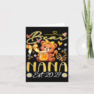 Cartão Nana Est 2027 Laço Floral Dia das Mães Urso