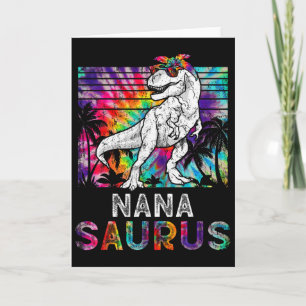 Cartão Nanasaurus Dinossauro Nana Saurus Família Correspo