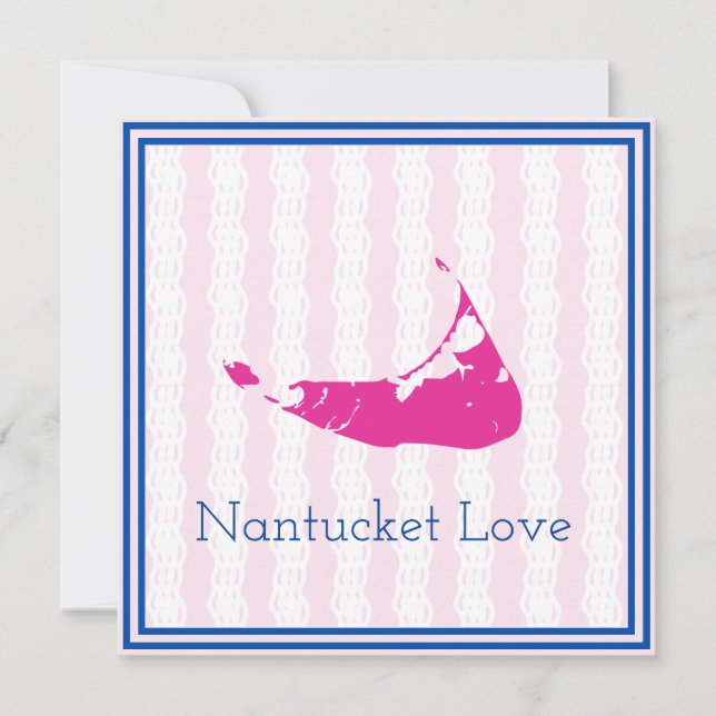 Cartão Nantucket Love Sailor's Bracelet Flat Greeting Car (Frente)