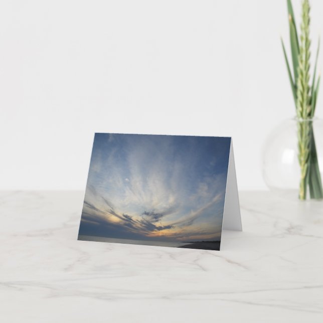 Cartão Nantucket Sunset (Frente)