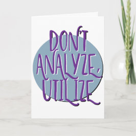 Cartão Não Analisar, Utilizar Aniversário do Slogan de Re