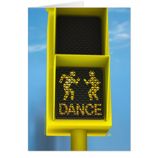 CARTÃO "NÃO ANDE… DANÇA! " (Frente)