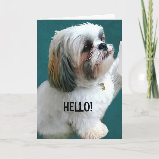 CARTÃO NÃO CONSEGUIU ESPERAR PARA DIZER *FELIZ ANIVERSÁRI (Frente)